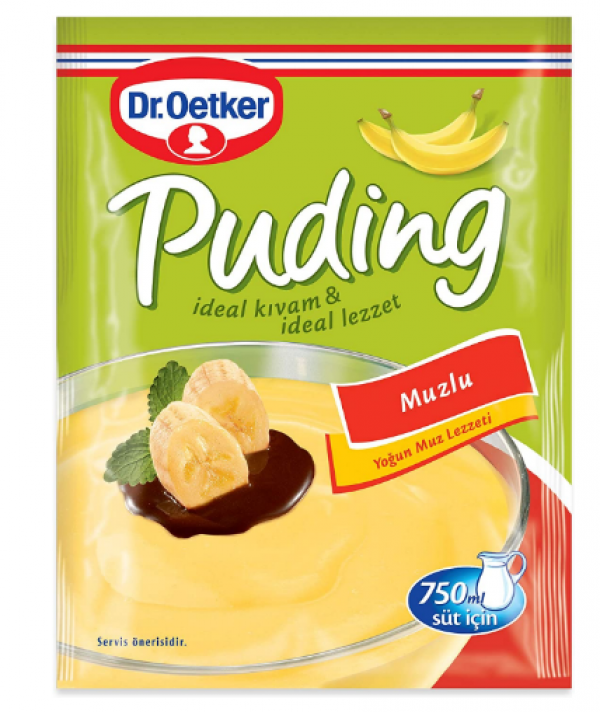 Dr. Oetker Muzlu Puding - Bananenpudding 120 g