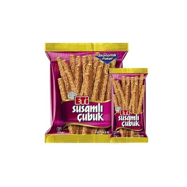 Eti Crax Cubuk Susamli Kraker - Crax Sesam Stick Cracker 110g