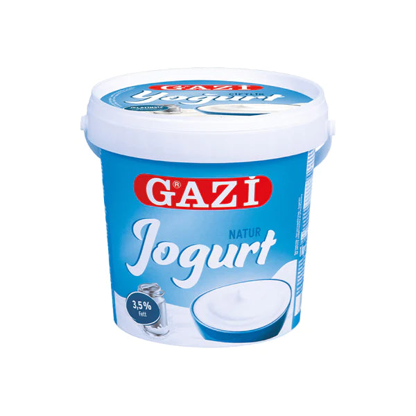 Gazi Natur Joghurt 3,5 % Fett, 1 kgGazi Natur Joghurt 3,5 % Fett, 1 kg