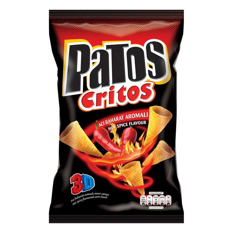 Patos Critos Scharf Chips 100 g