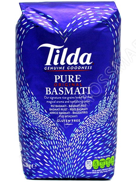 Tilda Basmati Reis - Der königliche Reis aus Nordindien (2kg Packung)