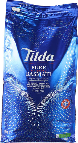 Tilda Basmati Reis - Der königliche Reis aus Nordindien (10kg Packung)