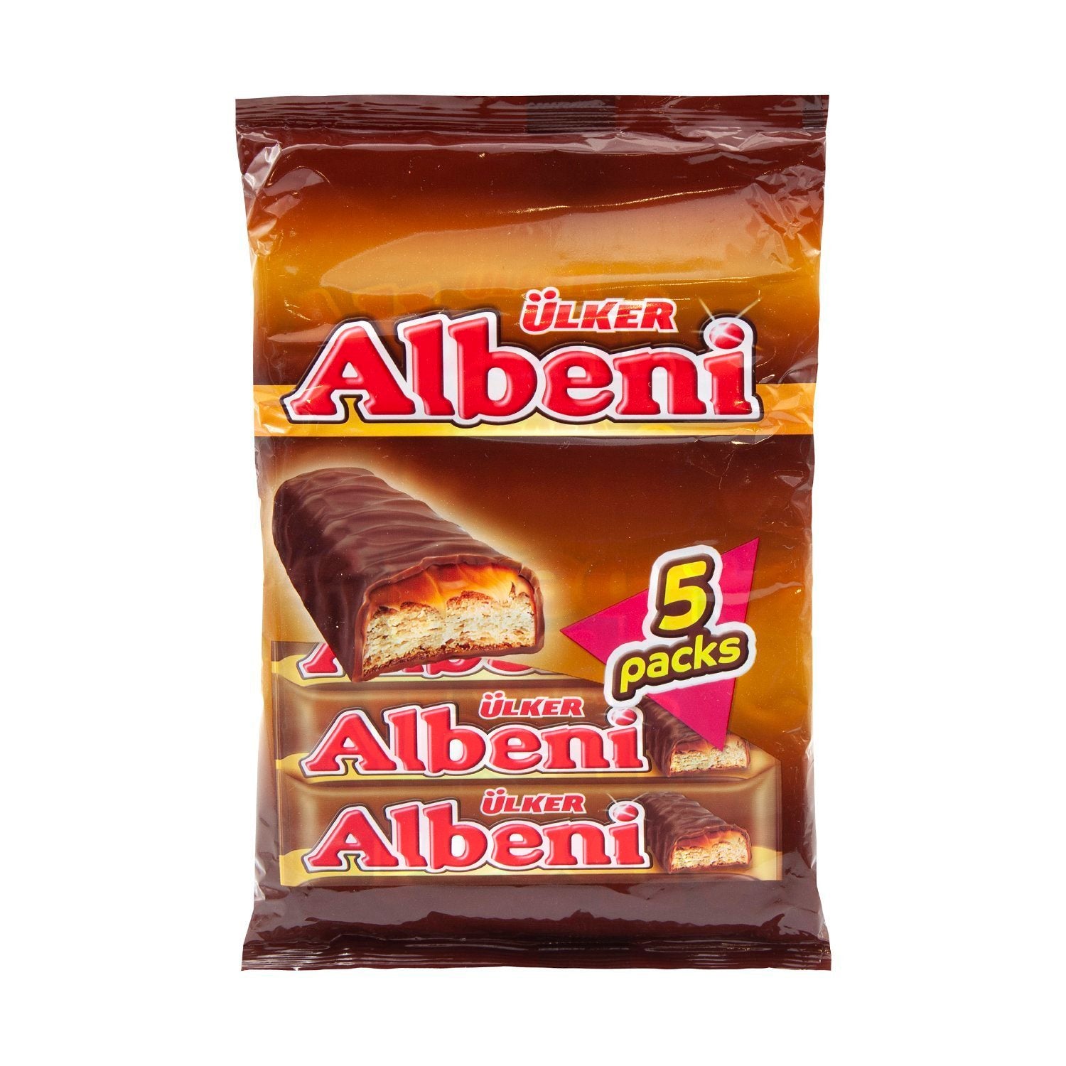 Ülker Albeni Karamelli Bisküvi Kekse Mit Milchschokolade und Karamel 5er 200 g