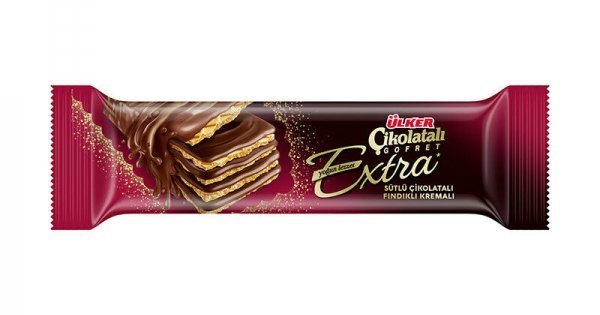 Ülker Cikolatali Gofret Extra - Schokoladenwaffel Extra 45 G