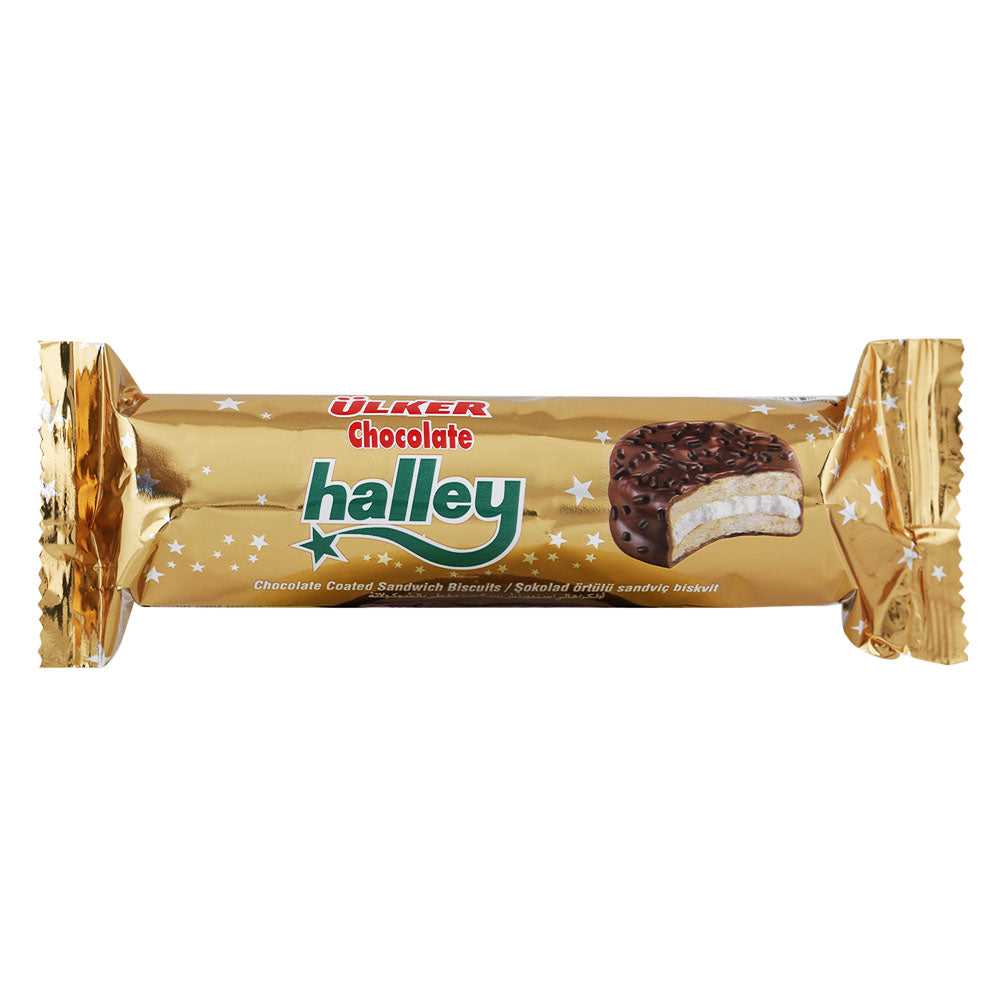 Ülker Halley Sandwich - Keks mit Schokoladenüberzug 77 g