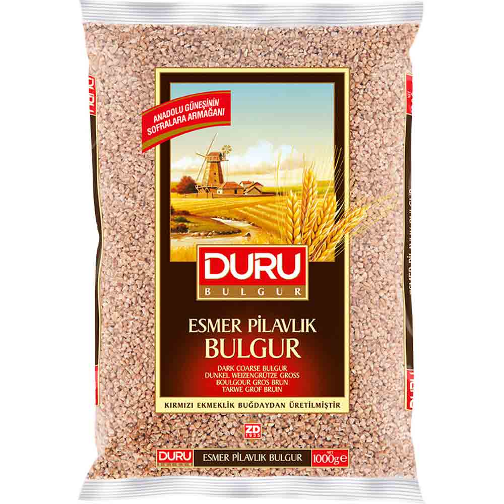 Duru Esmer Pilavlik Bulgur 1 kg - Duru Braune Grob-Weizengrütze 1 Kg